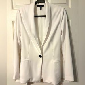 WHBM white blazer, never worn